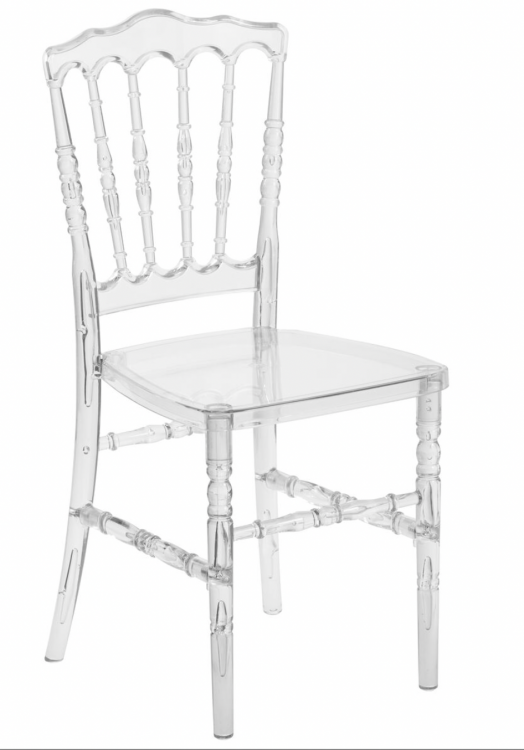Clear Napoleon Back Chair
