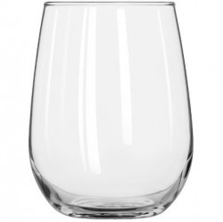 Stemless Wine Glass 17oz (25 Per Rack)