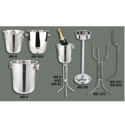 SS Wine Bucket and Stands