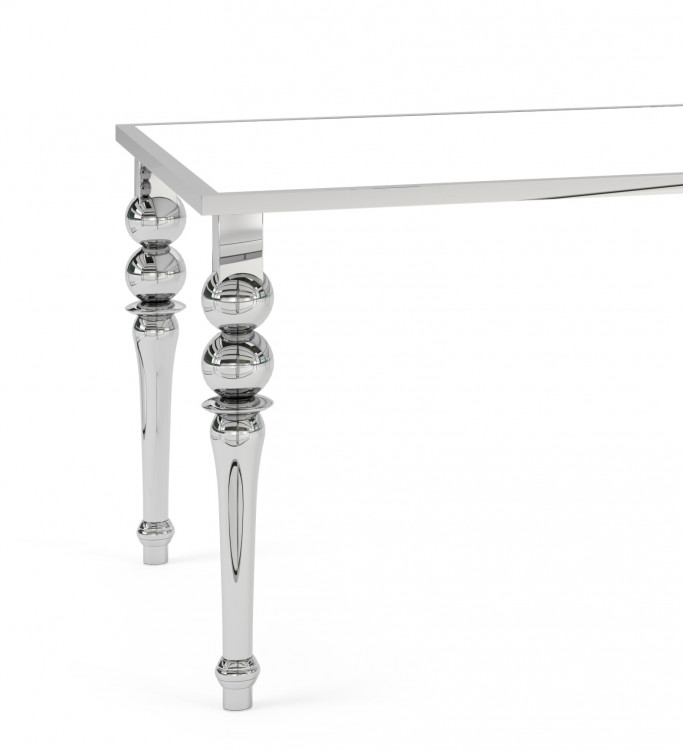 Bowery Table - Stainless - 30 Ambasaddor Legs (36 X 36)