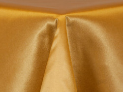 Gold Poly Satin Linen
