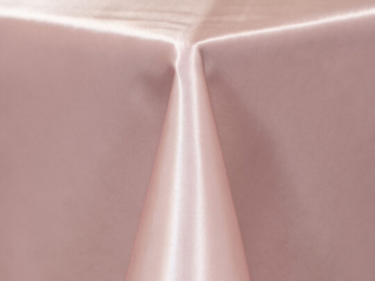 Pink Poly Satin Linen