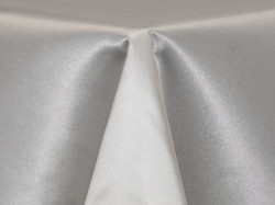 Silver Poly Satin Linen