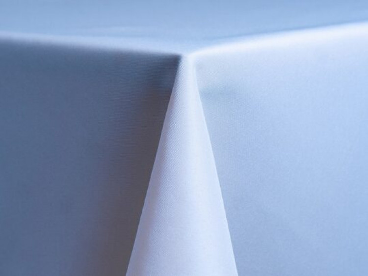 Light Blue Polyester Linen
