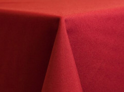 Red Polyester Linen