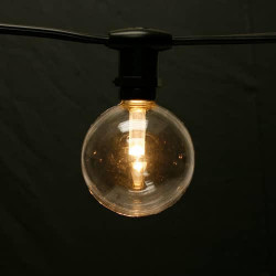 Patio Globe String Light 50' (Black Cord)