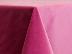 Hot Pink Velvet Linen
