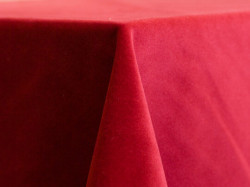 Red Velvet Linen