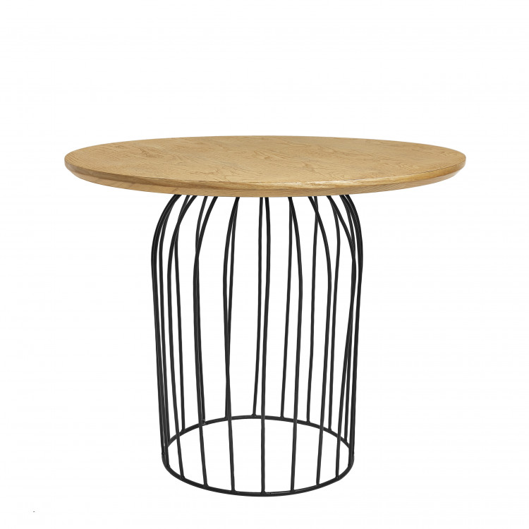 Wood Wire Side Table