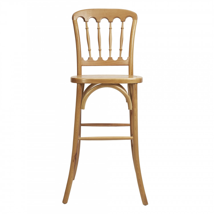 Natural Wood Regency Barstool