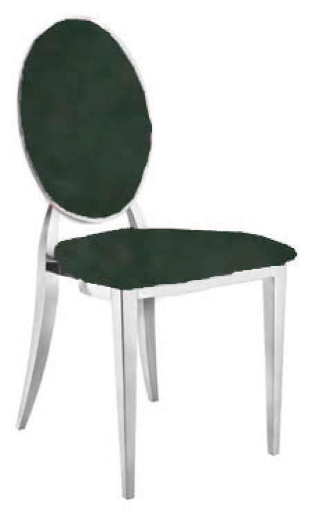 Stainless Bella Chair Hunter Green