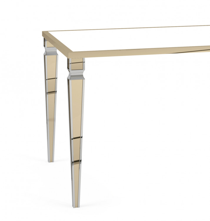 Metropolitan Table - Polished Gold - 30 Deco Legs (8' X 42