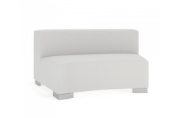 Mondrian Arc - Black Faux Leather