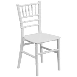 White **CHILDREN'S** Chiavari Ballroom Chair