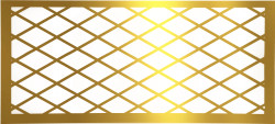 6ft Diamond Front Gold (GW)