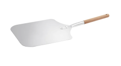 14 x 16 Aluminum Pizza Peel with 12 Wooden Handle