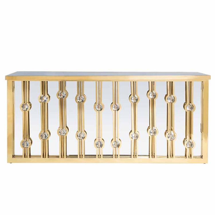 Washington Mirror Bar Gold,  6'