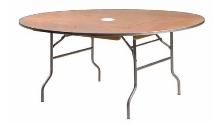 60 Round Table With Patio Umbrella