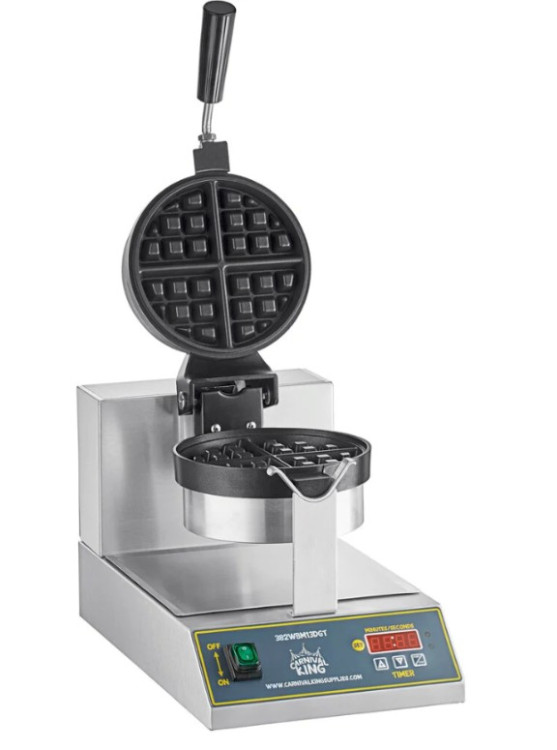 Non Stick Belgian Waffle Maker With Digital Timer & Temp Non Stick Belgian Waffle Maker With Digital Timer & Temp