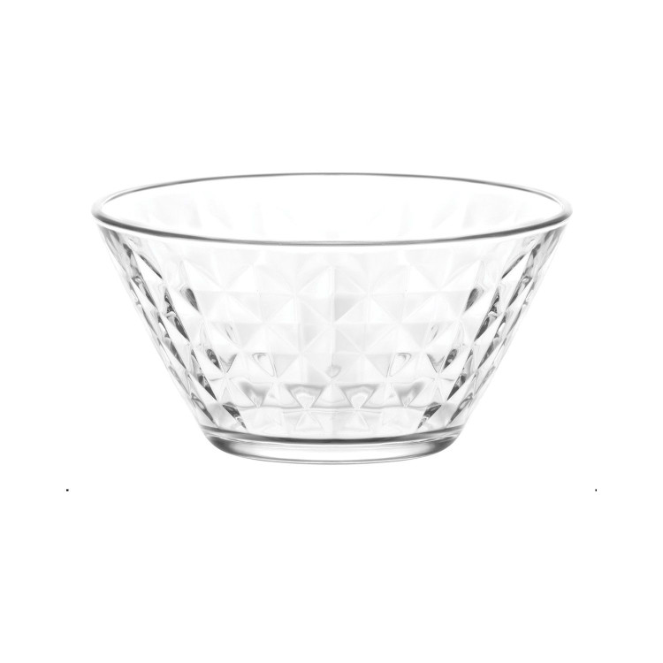 Shimmering Diamond Glass Salad Bowl Serving 72 ounce Round Shimmering Diamond Glass Salad Bowl Serving 72 ounce Round