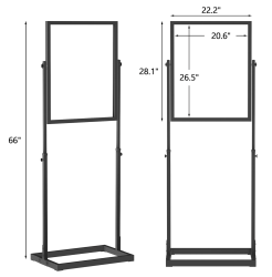 Floor Standing Sign Holder 22x28 Double Sided
